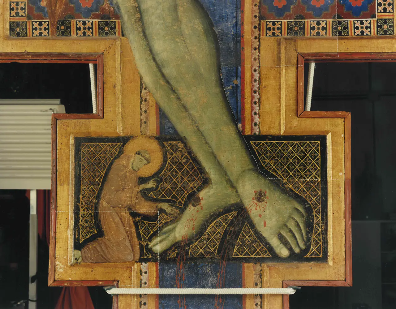 Tecnireco Progetto Galleria Nazionale dell Umbria Maestro di San Francesco Croce dipinta 4